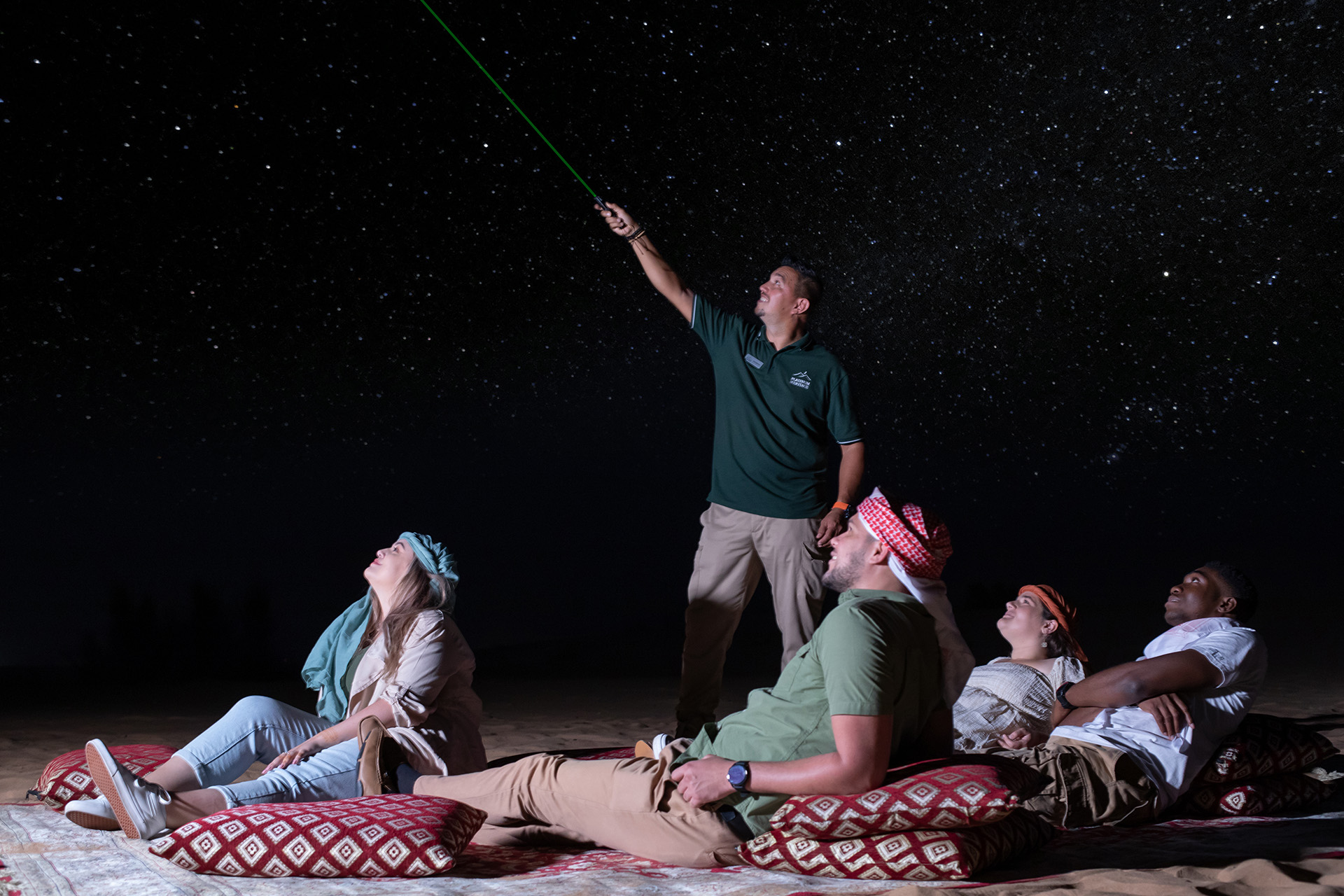 A breathtaking, immersive stargazing session