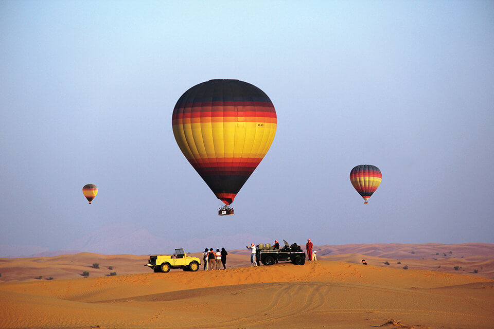 Image result for hot balloon desert dubai